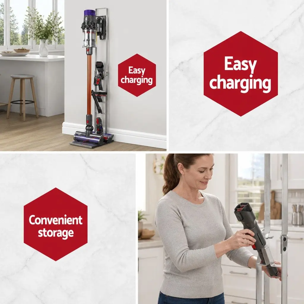 Freestanding Handstick Vacuum Cleaner Stand Tower Storage Dyson V6 V7 V8 V10 V11