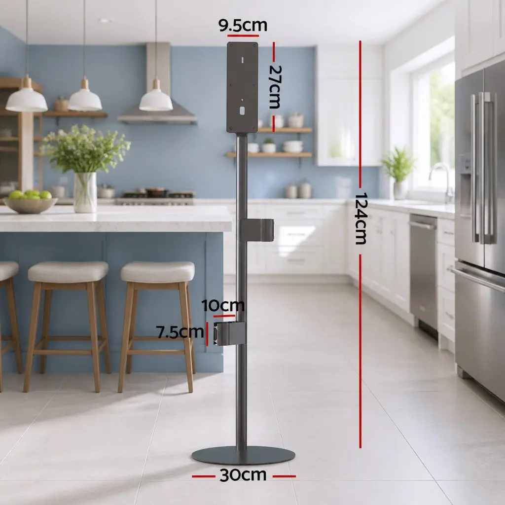 Freestanding Vacuum Cleaner Stand for Dyson V6 V7 V8 V10 V11 Storage Grey
