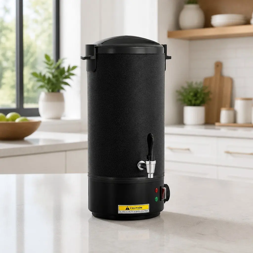 Electric Wax Melter Black 10L Adjustable Temperature Control for Candle Making and Soap Crafting