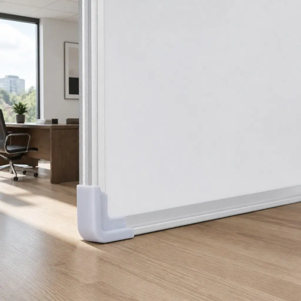 Magnetic Whiteboard White 90x120cm Double-Sided Smooth Writing Surface Lockable Rolling Casters Detachable Marker Tray