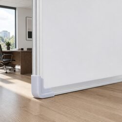 Magnetic Whiteboard 90x120cm Double-Sided Erase Board with Marker Tray Casters