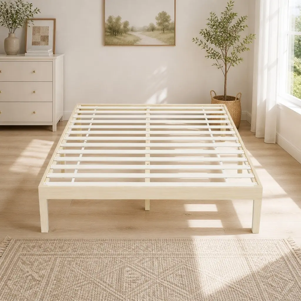 Double Bed Frame with Solid Construction