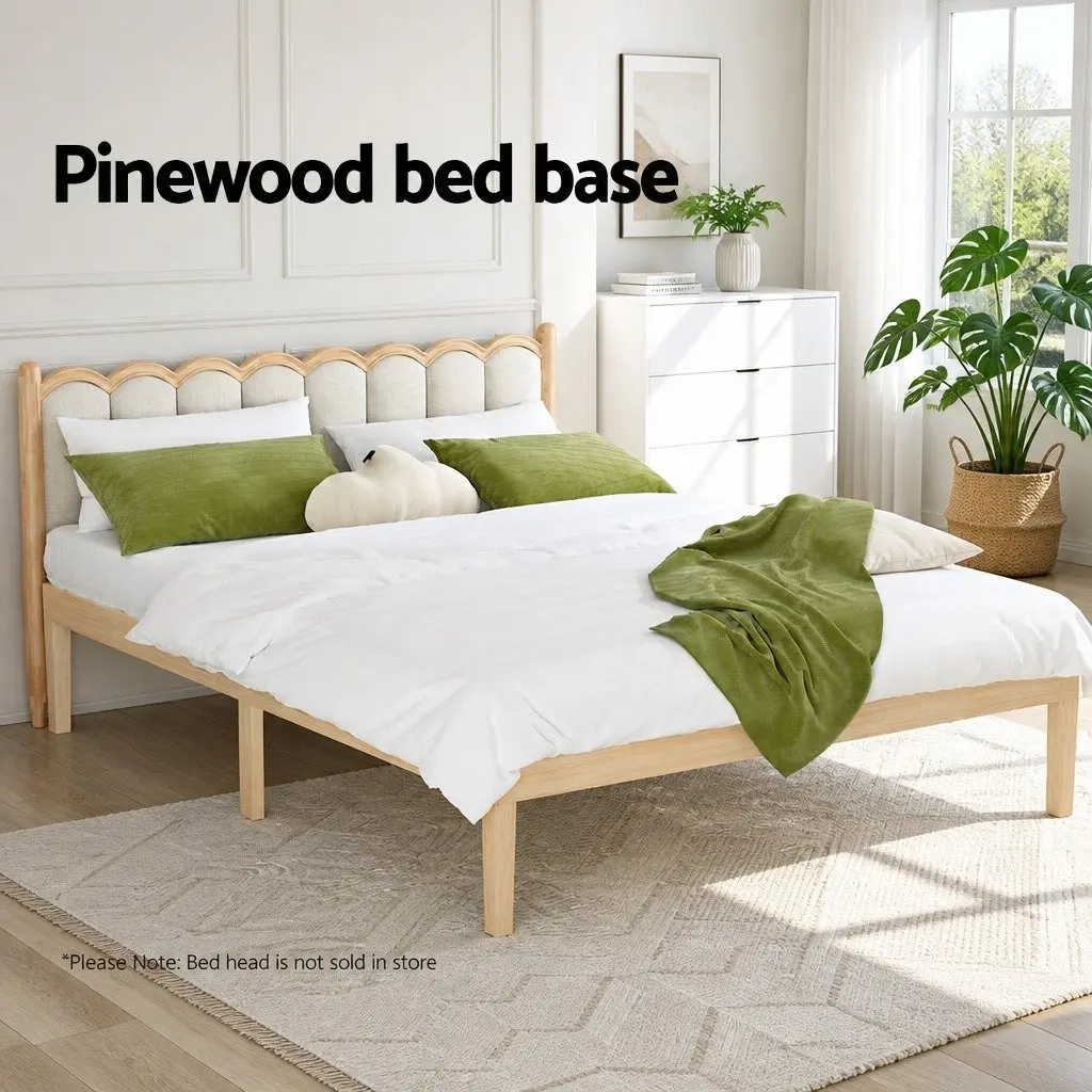 Double Bed Frame with Solid Construction