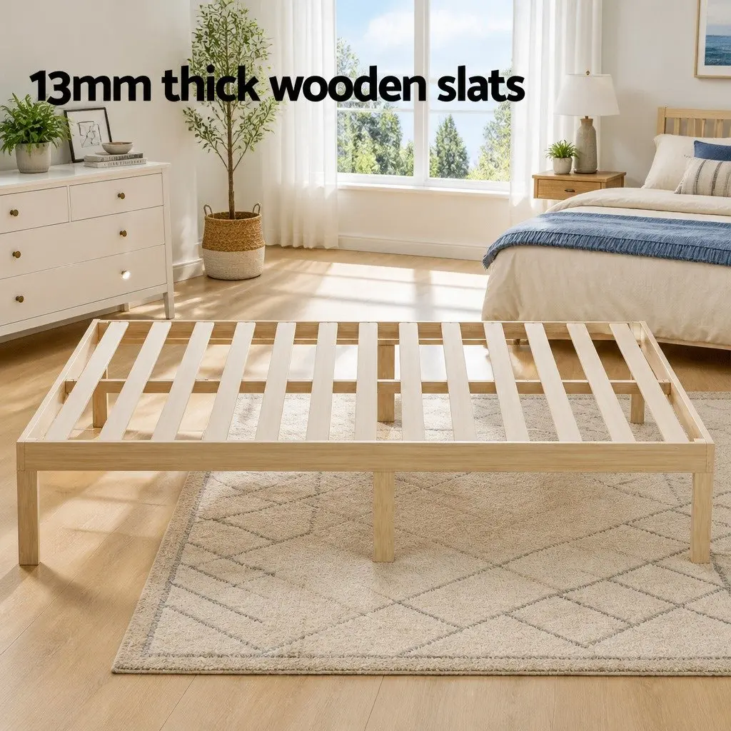 Double Bed Frame with Solid Construction