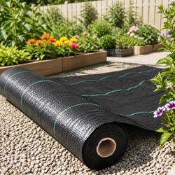 Efficient Weed Control Mat 1.83m x 30m Black Fabric