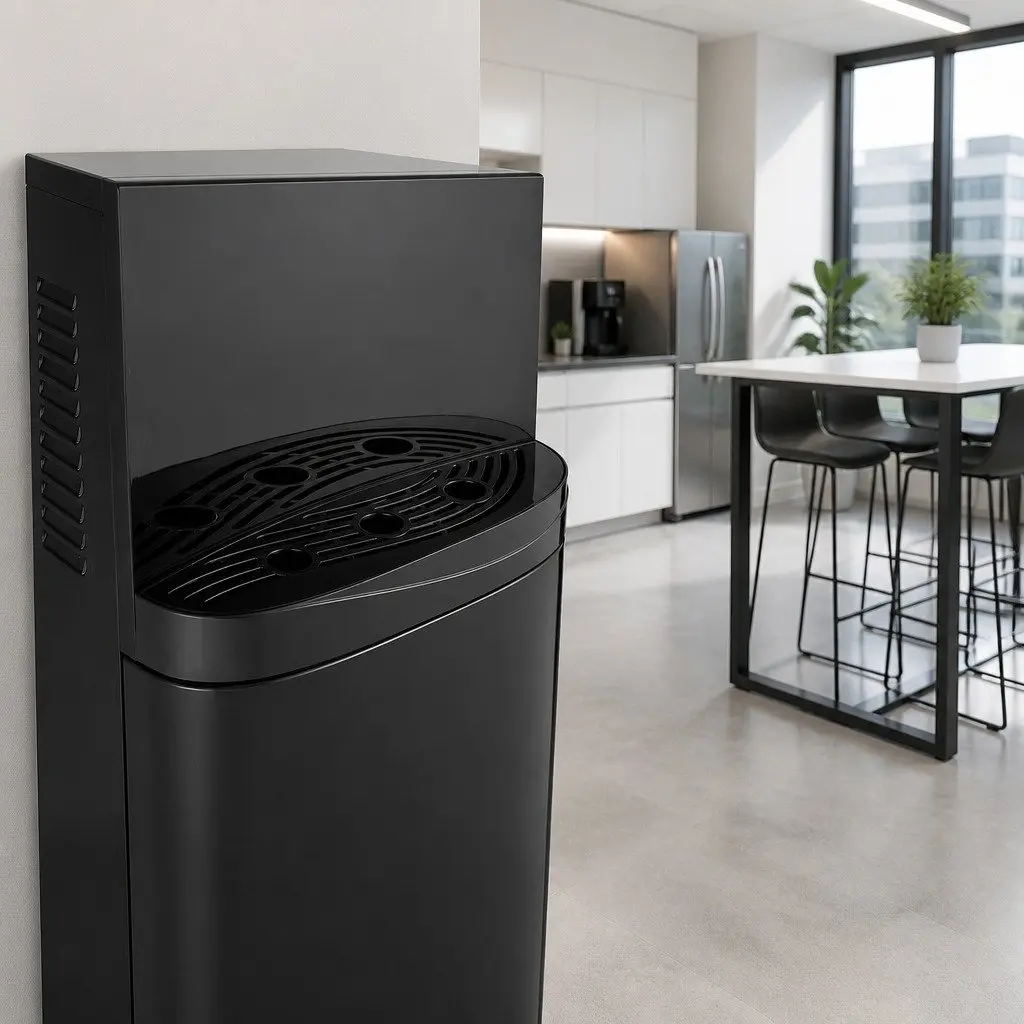 Water Dispenser Black Bottom Load Electronic Cooling Hot Cold Warm Water