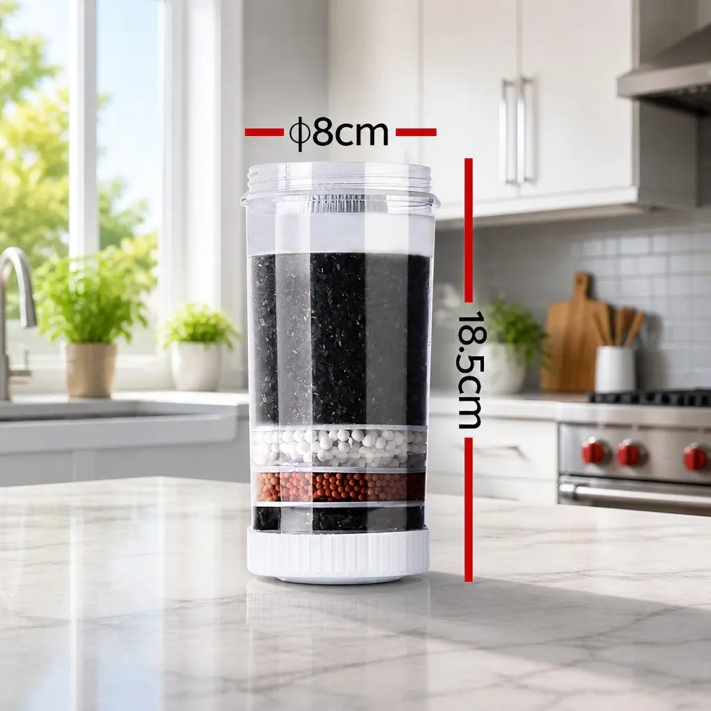 Water Filter Dispenser White 7-Stage Filtration System Kitchen Purifier