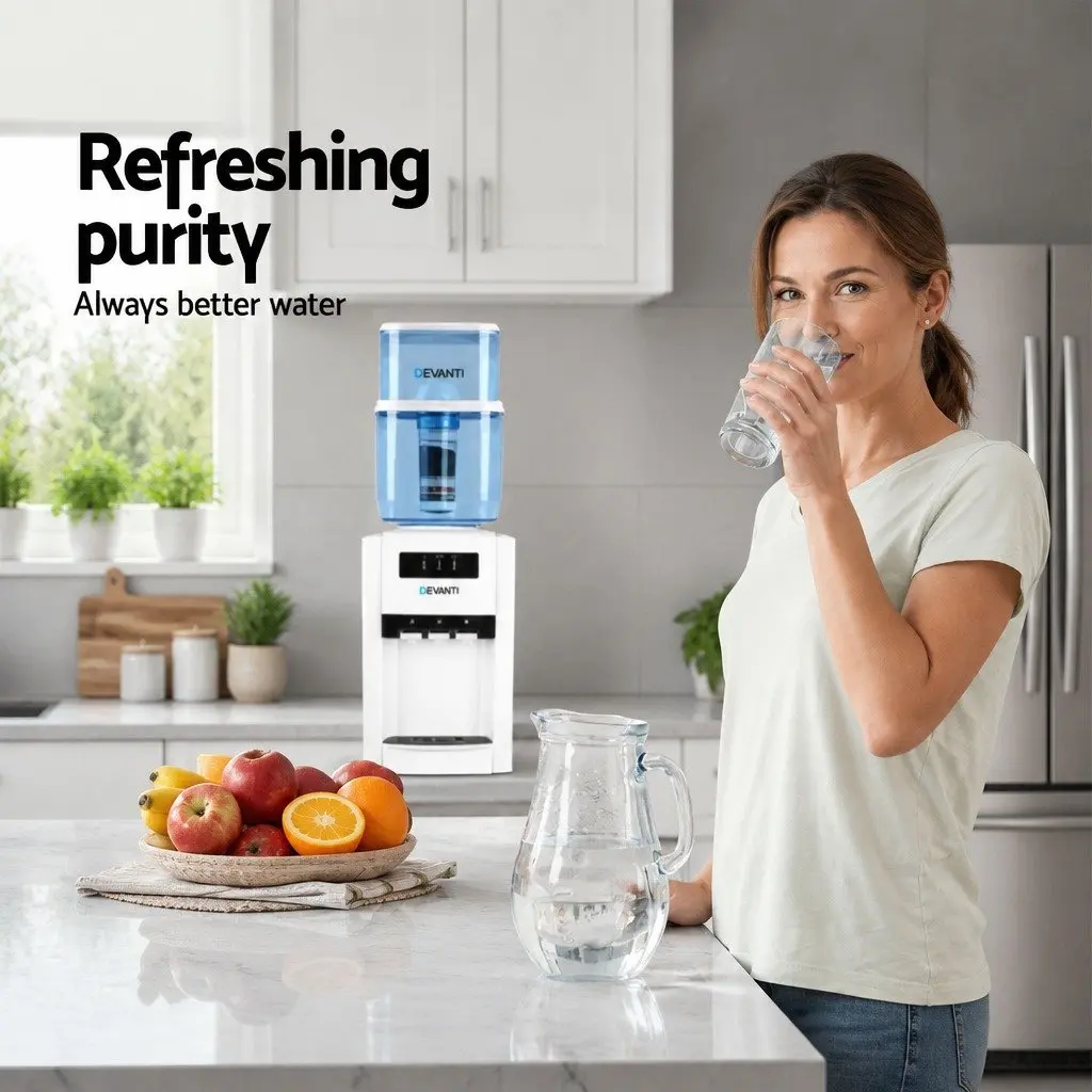 Water Filter Dispenser White 7-Stage Filtration System Kitchen Purifier
