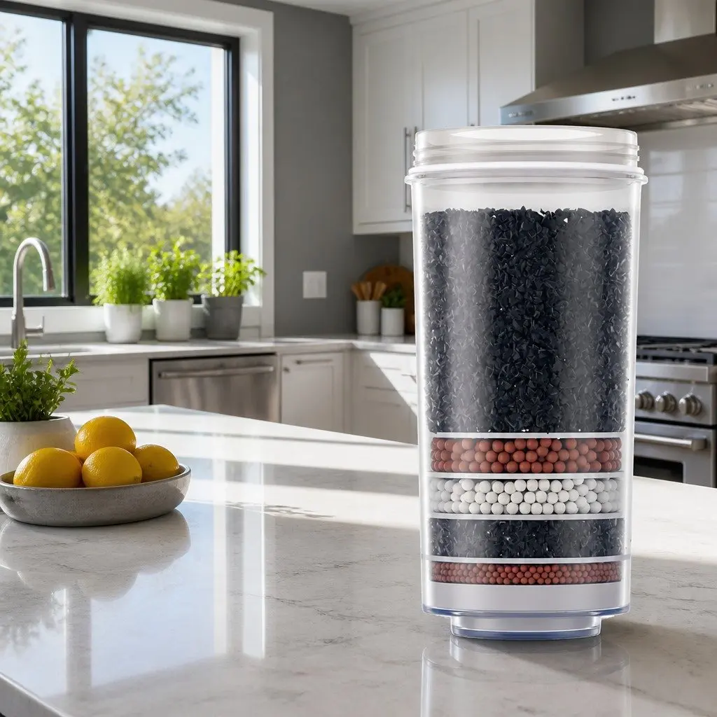 Water Filter Dispenser White 7-Stage Filtration System Kitchen Purifier