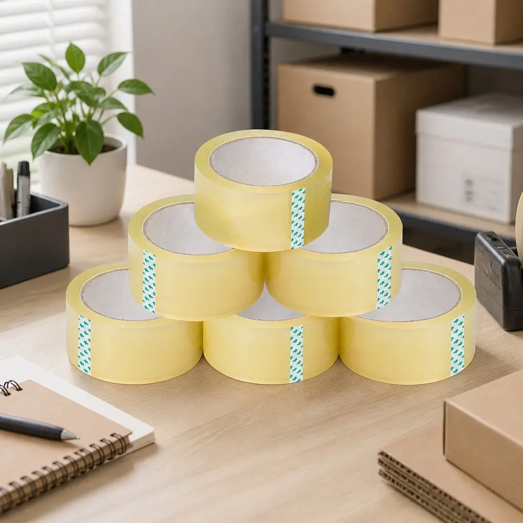 Packing Tape Transparent 45mm x 75m Heavy-duty Adhesive Sealing 6 Rolls