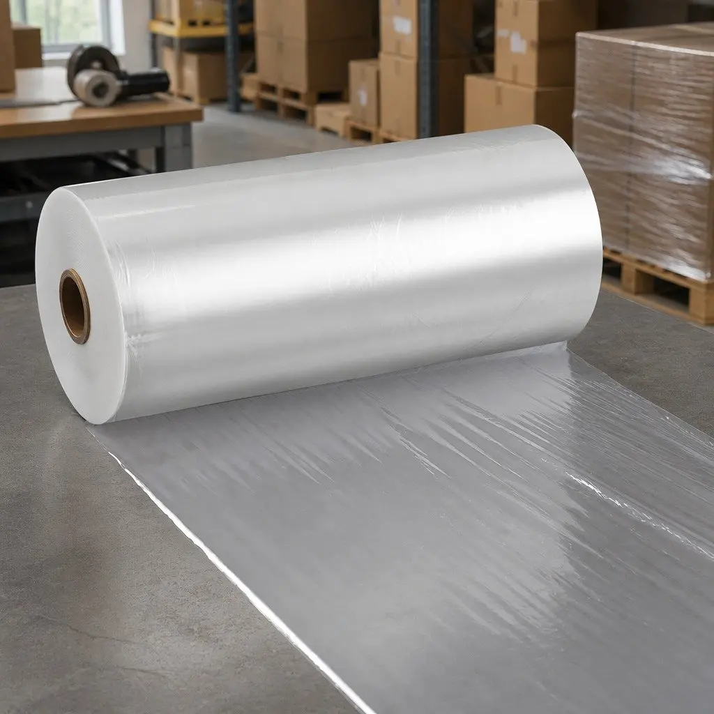 Stretch Film Roll Clear 1524m x 50cm Heavy-Duty Machine-Compatible for Pallet Wrapping and Load Containment