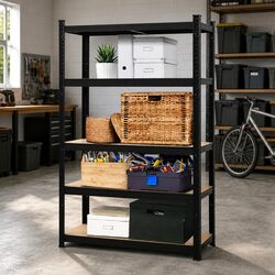 1.8M Warehouse Racking Shelving Unit 5-Tier Storage Rack Garage Metal Shelves
