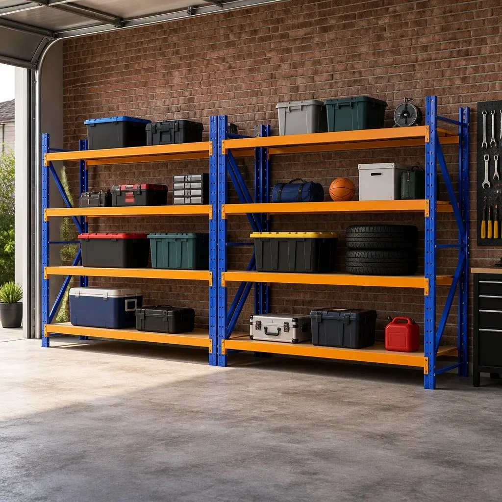4M Warehouse Shelving Rack with Adjustable Shelves