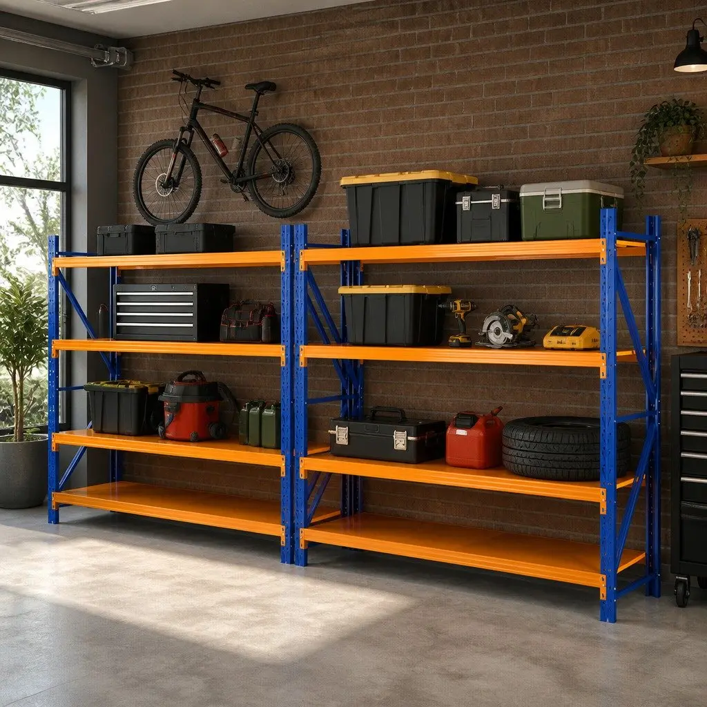 4M Warehouse Shelving Rack with Adjustable Shelves