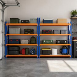 Heavy Duty Storage Rack 4M Garage Warehouse Shelving Unit 200kg Per Shelf