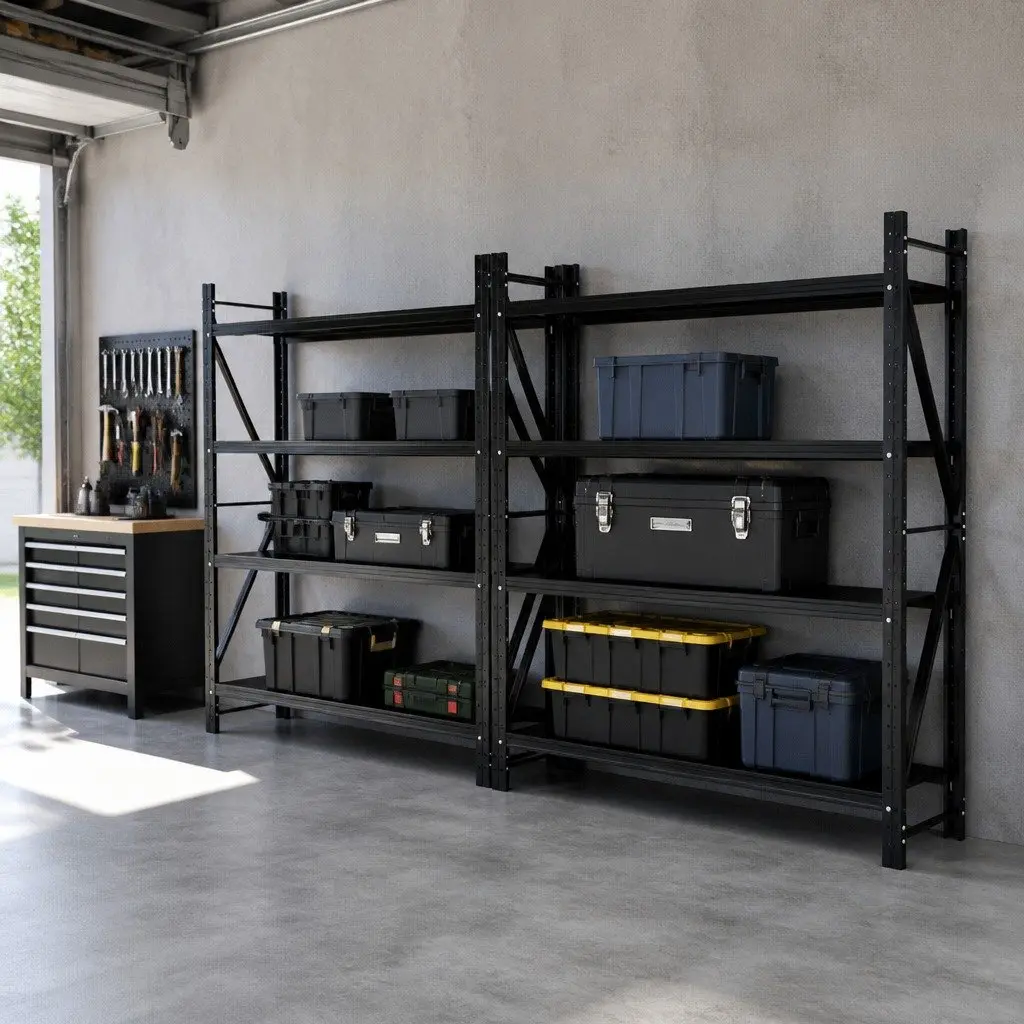 Heavy Duty Garage Storage Rack with Adjustable Shelves
