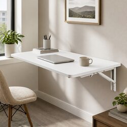 Wall-Mounted Folding Table: Space-Saving and Sturdy