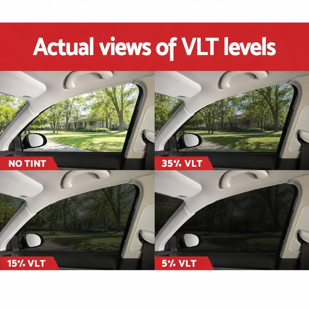Window Tint Film Black 30M 35% VLT Privacy Heat Reduction UV Protection