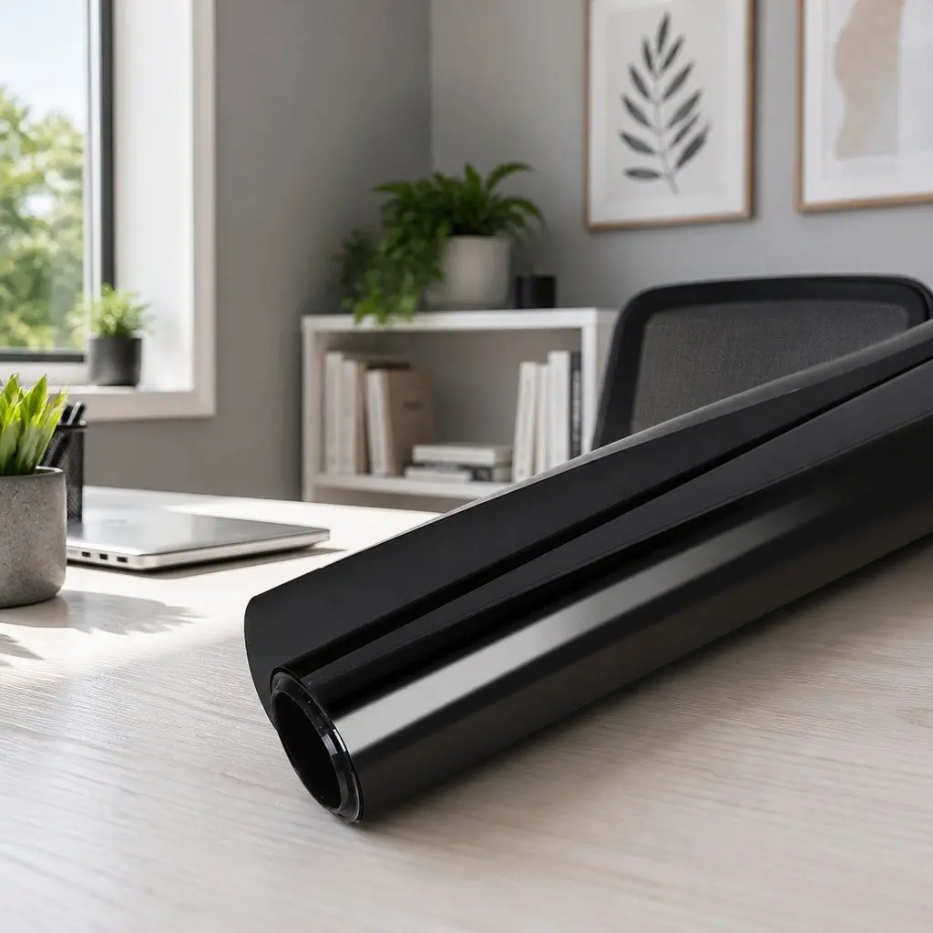Window Tint Film Roll Black 152cm x 30m 15% VLT Reduces Glare Protects Interiors Includes Tinting Tools