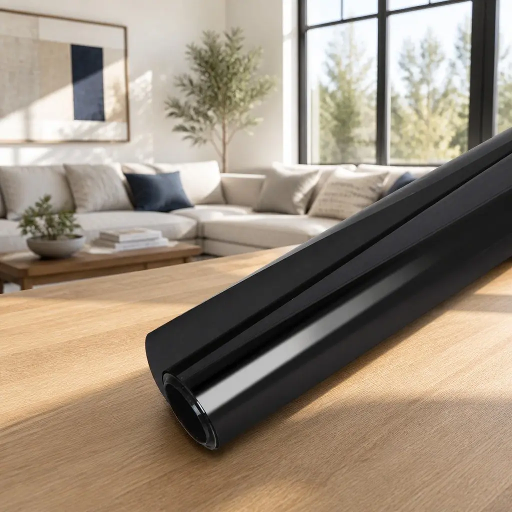 Window Tint Film Black 152cm x 30m 35% VLT Reduces Glare Heat UV Exposure