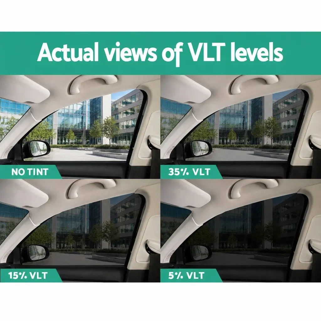 Window Tint Film Black 76cm x 7m 35% VLT UV Protection