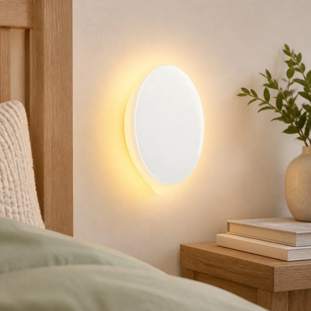 Motion Sensor Night Light White Compact USB-C Rechargeable Intelligent Infrared Motion Sensing