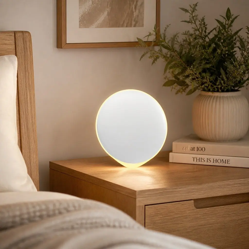 Motion Sensor Night Light White Compact USB-C Rechargeable Intelligent Infrared Motion Sensing