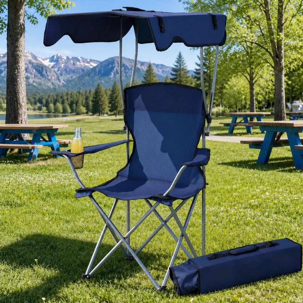 Folding Camping Chair with Canopy