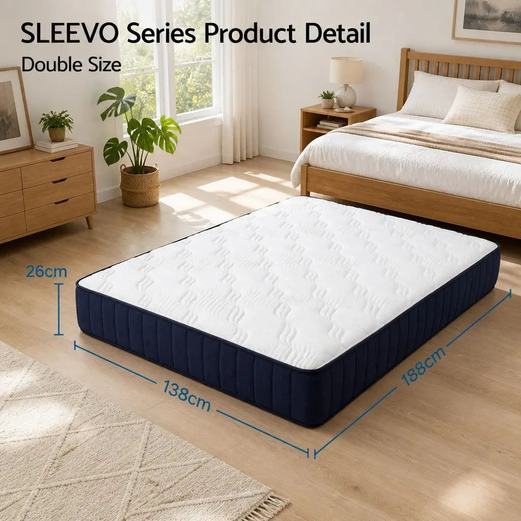 26cm Firm Pocket Spring Mattress