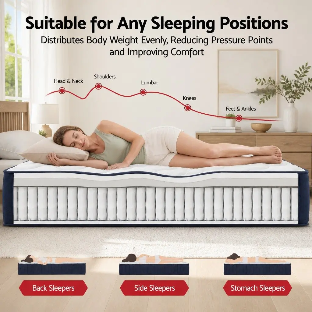 26cm Firm Pocket Spring Mattress
