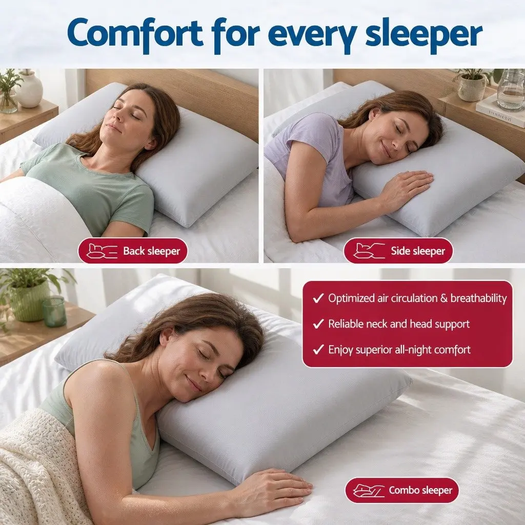 Queen Size Cooling Memory Foam Pillow