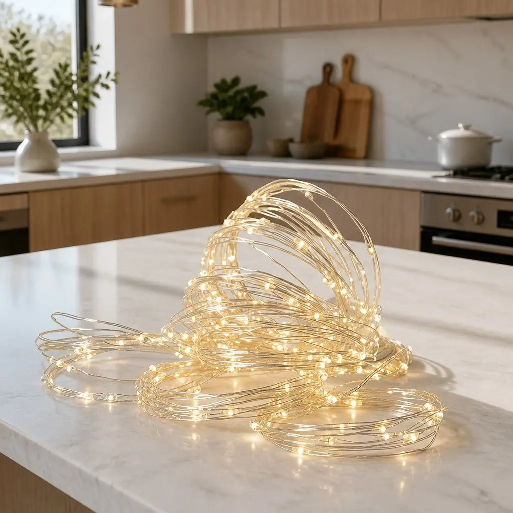 300 LED Warm White Curtain String Lights 3M X 3M Indoor Outdoor with Eight Lighting Modes and USB Controller