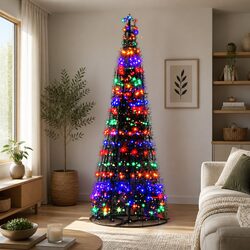 12FT Solar LED Christmas Tree with 400 Lights