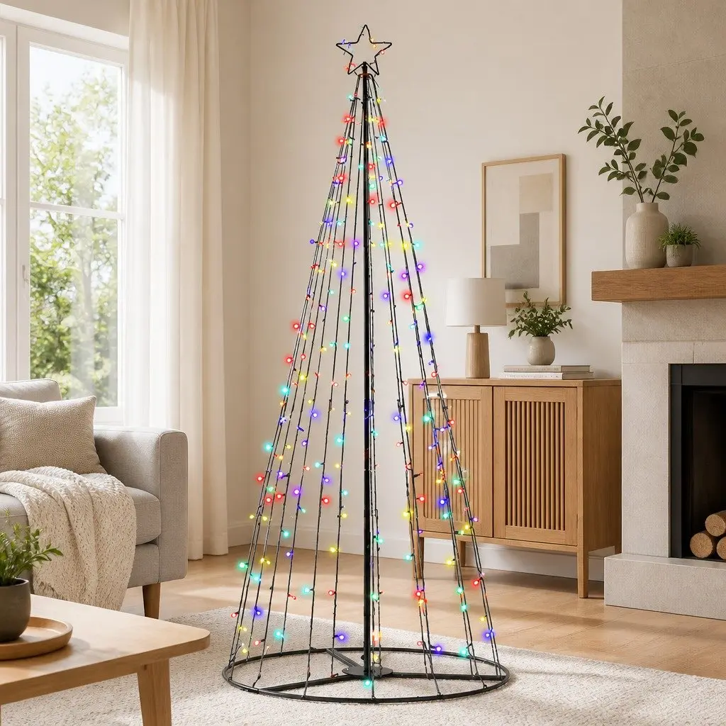12FT Solar LED Christmas Tree with 400 Lights