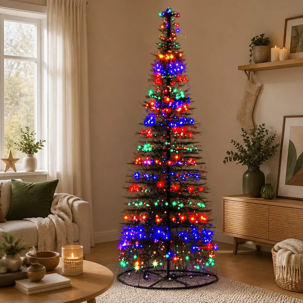 12FT Solar LED Christmas Tree with 400 Lights