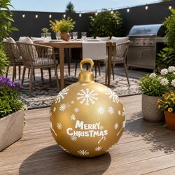60cm Christmas Inflatable Bauble - Easy and Fun Decoration
