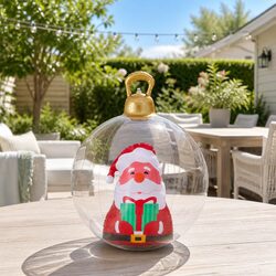 Compact and Efficient 60cm Inflatable Christmas Bauble