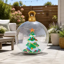Compact and Convenient: 60cm Inflatable Christmas Bauble