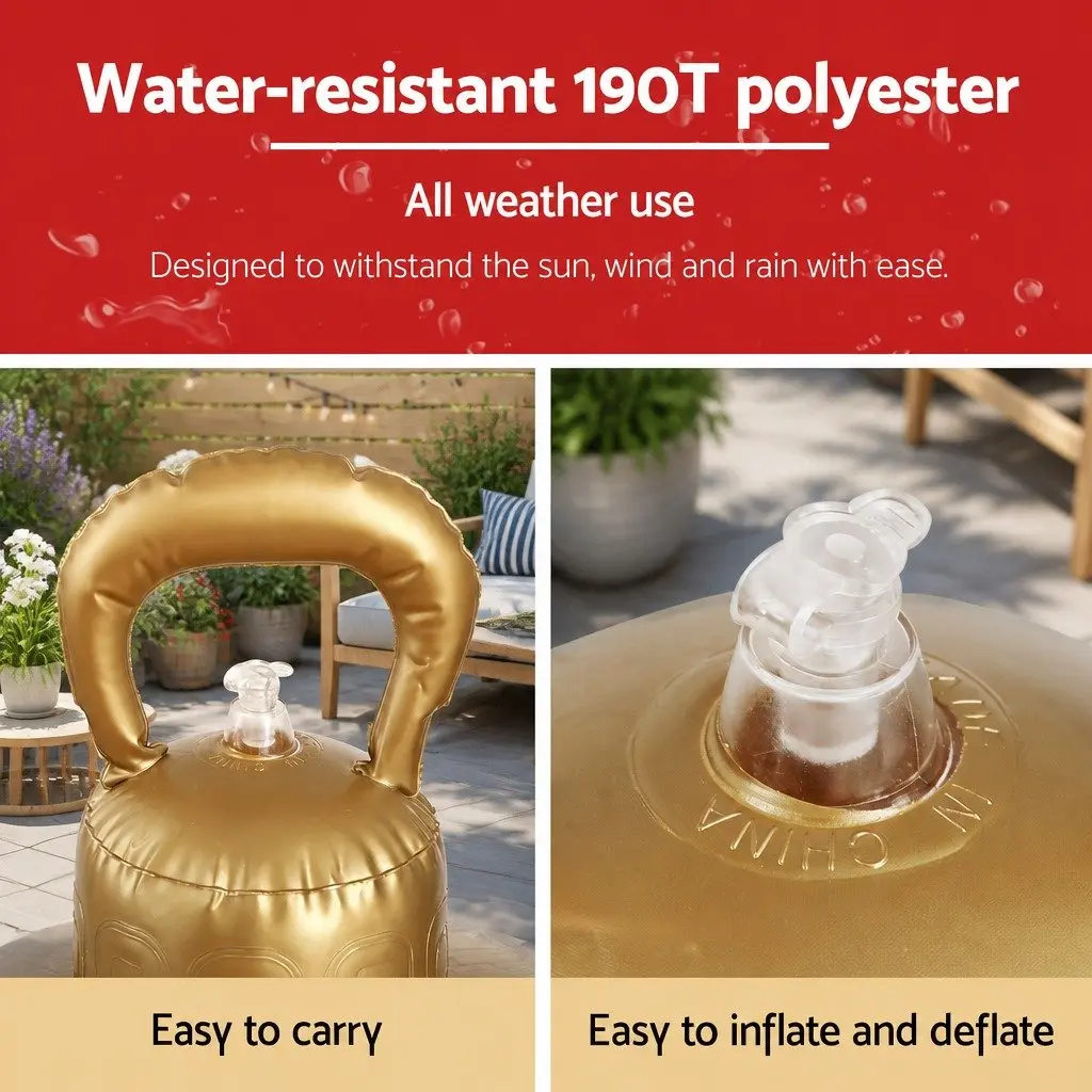 Christmas Inflatable Ball Transparent 60cm Water-repellent PVC Outdoor Tree Decoration