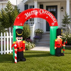 Inflatable Nutcracker Archway - 3M LED Outdoor Display