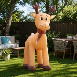 5M Inflatable Reindeer: Festive and Fun
