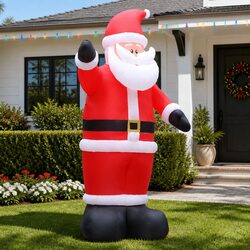 Concise 5M Inflatable Christmas Santa with Lights