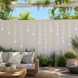 Simple 160 LED Icicle Lights for Festive Ambiance