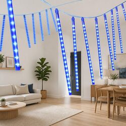 Your Go-To 288 LED Blue Icicle Lights for Holiday Cheer