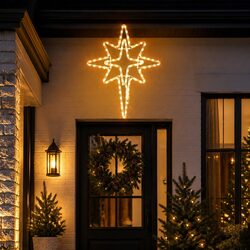 Compact Bethlehem Star Christmas Light with 90 LEDs