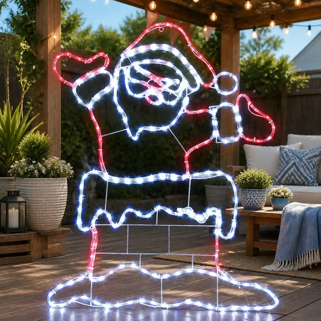 Christmas Lights Multicoloured 1M 248 LED Outdoor Indoor Decorations