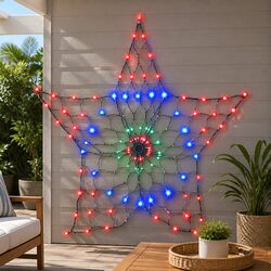 Compact and Dynamic 130 LED Snow Motif Christmas Lights