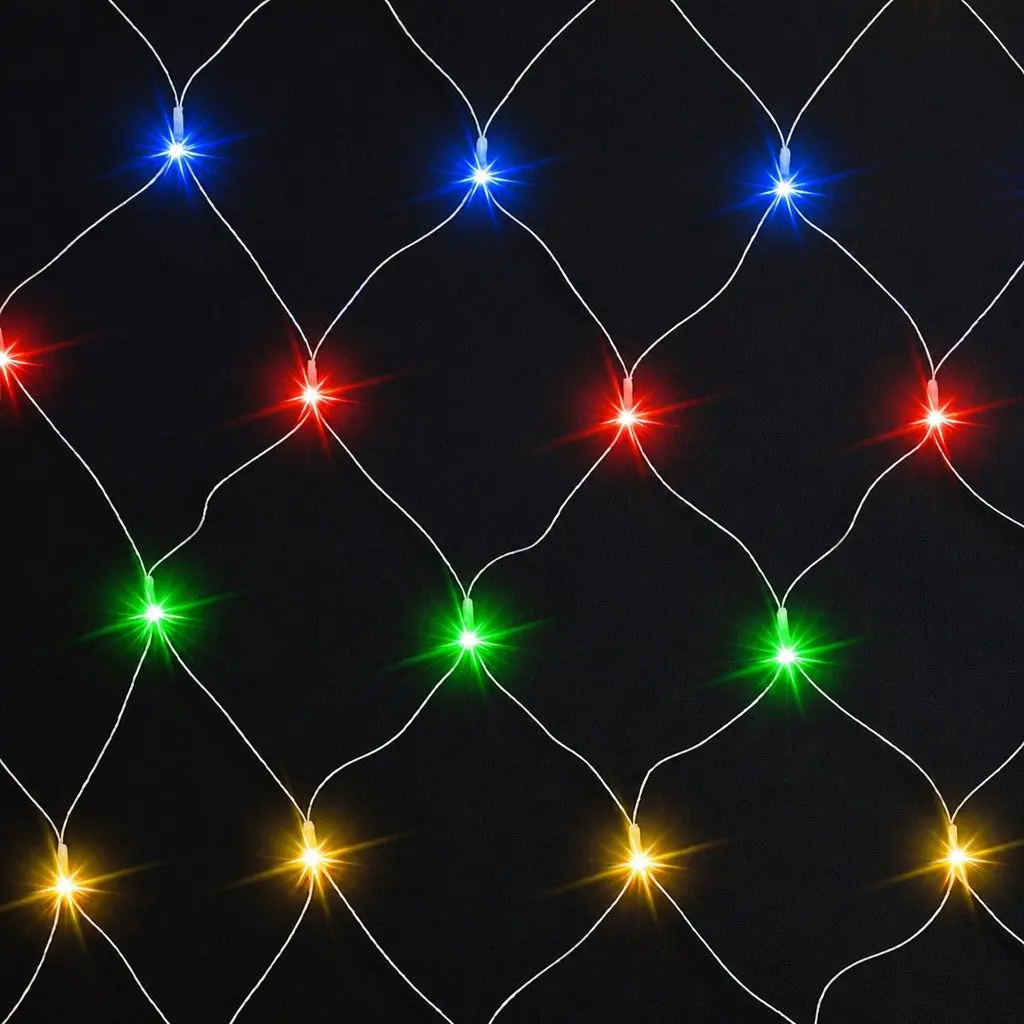 Net String Lights Multicolour 5M x 3M 600 LED Indoor Outdoor Use