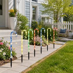 Create a Welcoming Atmosphere with 8 PCS Christmas Path Lights