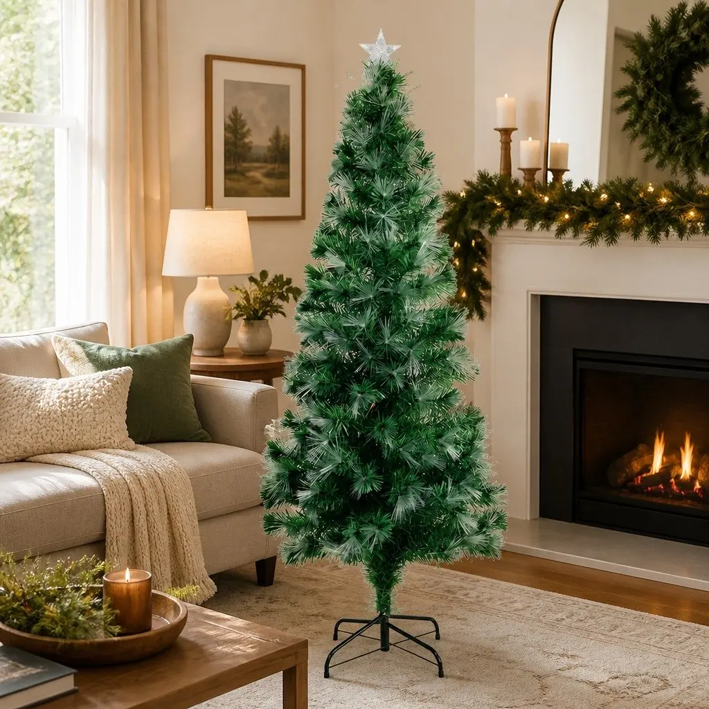 2.1M Christmas Tree with 8 Flash Options
